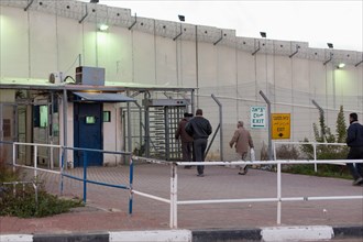 Checkpoint near Bethlehem. Entry into the West Bank