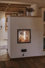 Fireplace in the living area