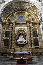 Beautiful interior of the Church of Santo Domingo de Guzman