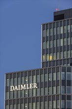 Daimler lettering on building