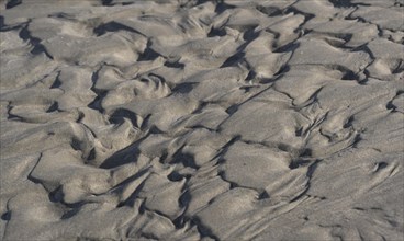 Sand with pattern at low tide