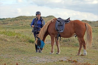 Rider with Icelandic horse