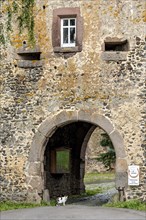 Medieval gate tower of the outer bailey