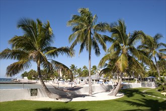 Hotel on the beach in Key West