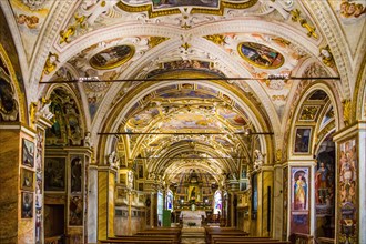 Interior of the Sanctuary Madonna del Sassoon Locarno