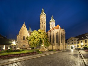 Naumburg Cathedral by night