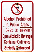 Alkohol verboten