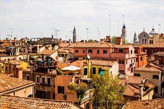 View of the roofs of Venice from the Campanile