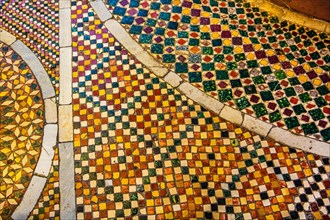Floor mosaic in the altar room
