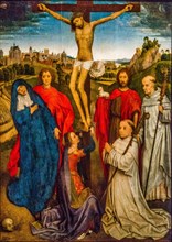 Hans Memling:The Crucified Christ with Our Lady