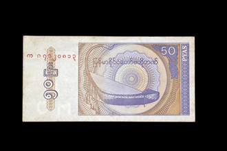 Banknote front 50 Kyat