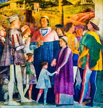 Fresco: Ludovico's Meeting with his Second Son Frances