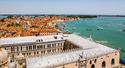 View of the Doge's Palace from the Campanile