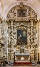 Baroque altar of the Chiesa di Sant'Irene