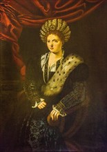 Oil painting of Isabella d'Este