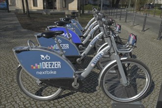 Deezer Nextbike rental bikes