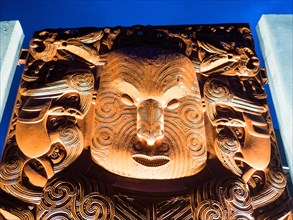 Maori carving in Rotorua