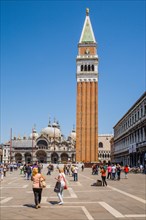 St Mark's Square with St Mark's Cathedral and Campanile