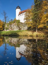 Rabenstein Castle in autumn