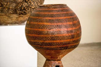 Painted vessel with foot