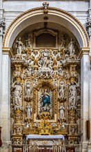 Baroque altar in Santa Chiara