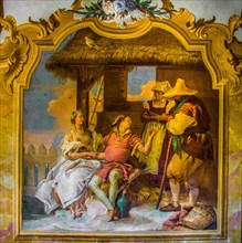 Fresco: Angelica and Medoro