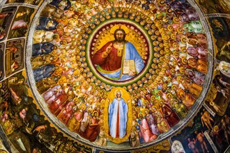 Dome fresco: Jesus as Pantocrator
