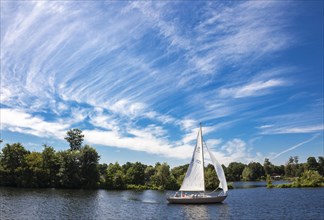 Sailing boat on Lake Tegel