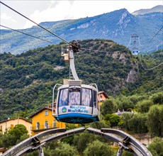 Cable car from Malcesine to Monte Baldo