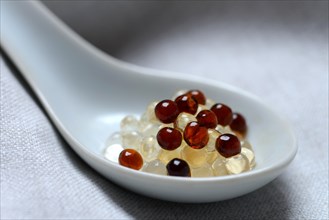 Aceto pearls in ceramic spoon