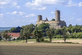 Ruins of the medieval Stauferburg Muenzenberg