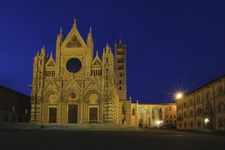 Siena Cathedral at blue hour