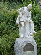 William Shakespeare Monument in the Park on the Ilm