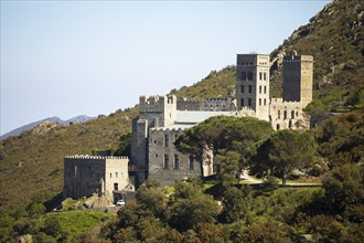 Monastery of Sant Pere de Rodes in Cap de Creus Natural Park