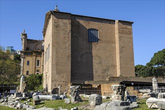 Historic Assembly Building of the Senate of Rome in Antiquity