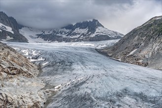 Alpine landscape with Rhone glacier