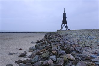Kugelbake at Grimmershoern Bay