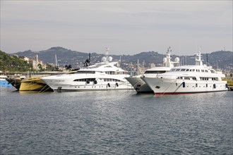 Yachts in the harbour of Porto Maurizio