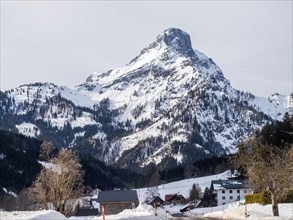 Snow-covered Admonter Reichenstein
