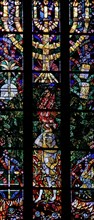 Israel window by Hans Gottfried von Stockhausen in Ulm Cathedral