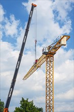 A crane being erected
