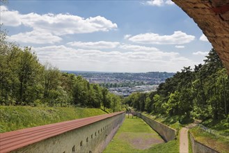 Fortress path along the main rampart of the federal fortress