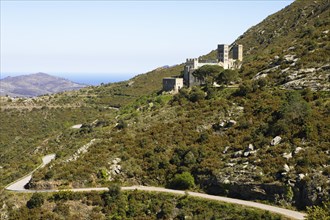 Monastery of Sant Pere de Rodes in Cap de Creus Natural Park