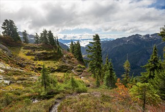 Mountain landscape at Huntoon Point