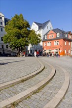 Herderplatz with Cafe am Herderplatz