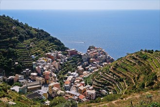 One of the 5 villages of the Cinque Terre on the Italian Riviera