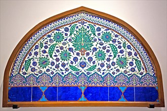 Iznik tile from the 15th century in the Tile Pavilion