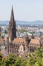View of the cathedral and city from Kanonenplatz