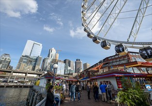Waterfront with The Seattle Great Wheel