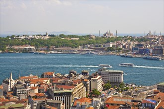 Panoramic view of Topkapi and Hagia Sophia